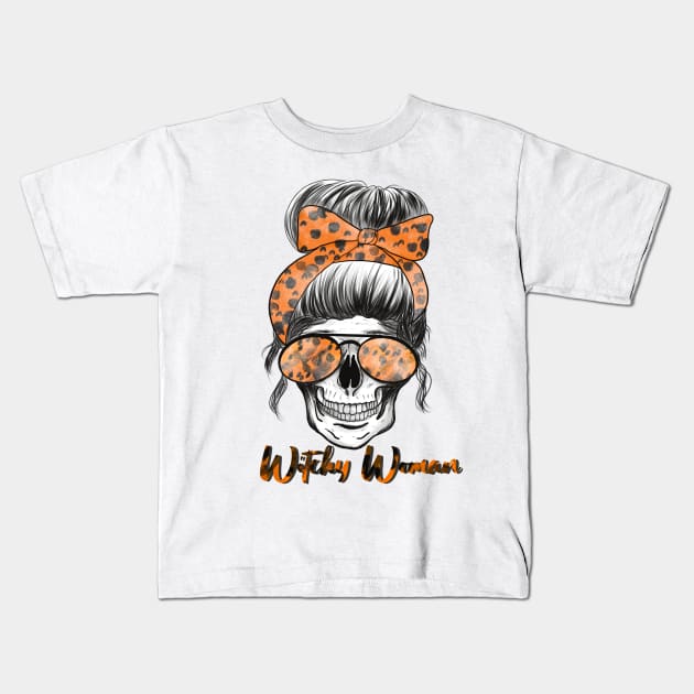 Witchy Woman Kids T-Shirt by Rise And Design